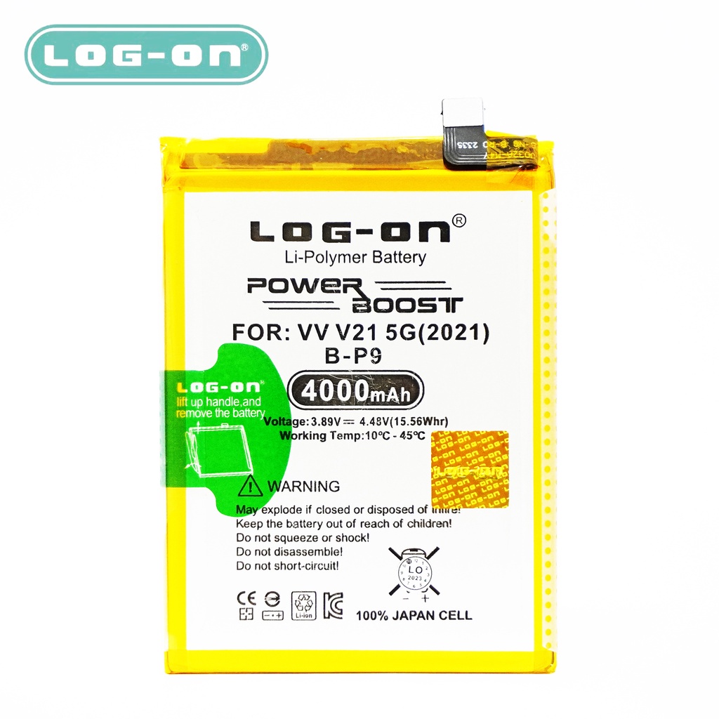 Log On - B-P9 Vivo V21 5G V2050 BP9 Power Boost Original Battery Baterai Batre