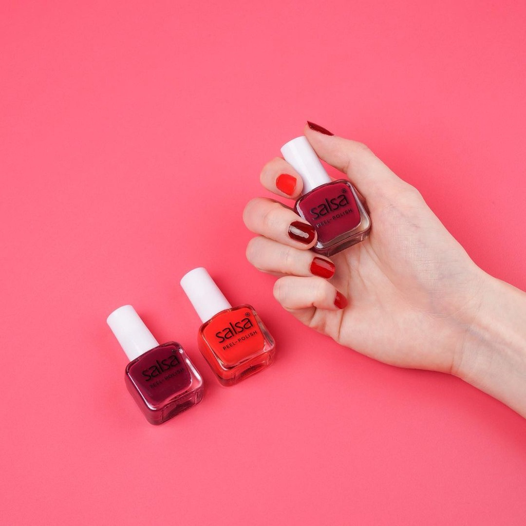 Salsa Kutek Peel Polish Florist Coffee Art Salon Candy Bakery - Nail Polish Peel Off Salsa Original 