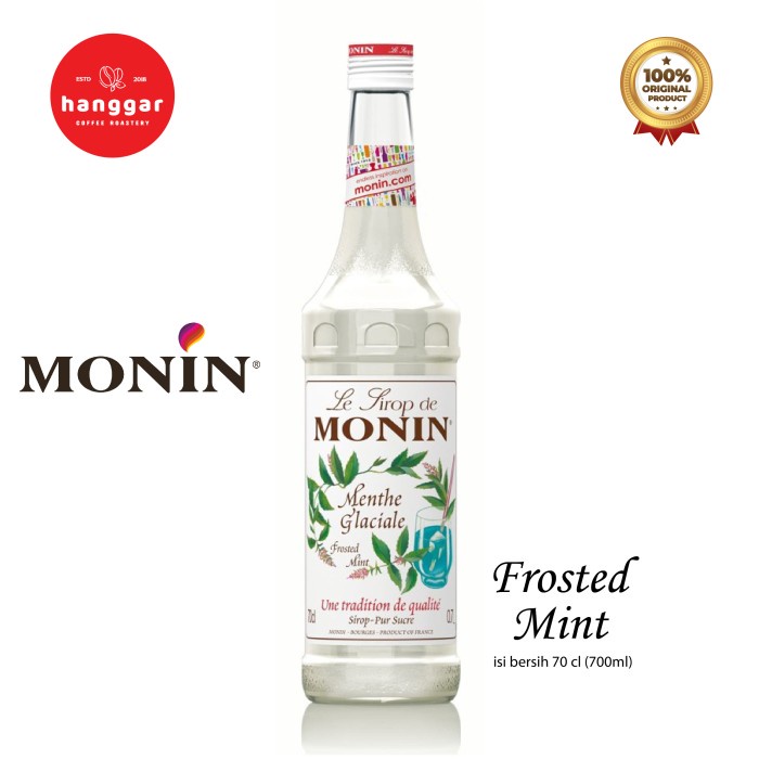 

Sirup MONIN FROSTED MINT ( Menthe Glaciale ) 70cl ( 700ml )