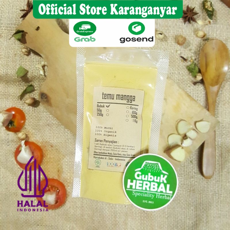 

TEMU MANGGA BUBUK 500 GRAM / Curcuma Amada / BUBUK HALUS / MURNI TANPA CAMPURAN