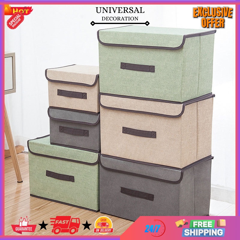 UD -  ( 2 IN 1 ) TEMPAT PENYIMPANAN SERBAGUNA DENGAN TUTUP / STORAGE BOX ORGANIZER MULTIFUNGFSI PORT