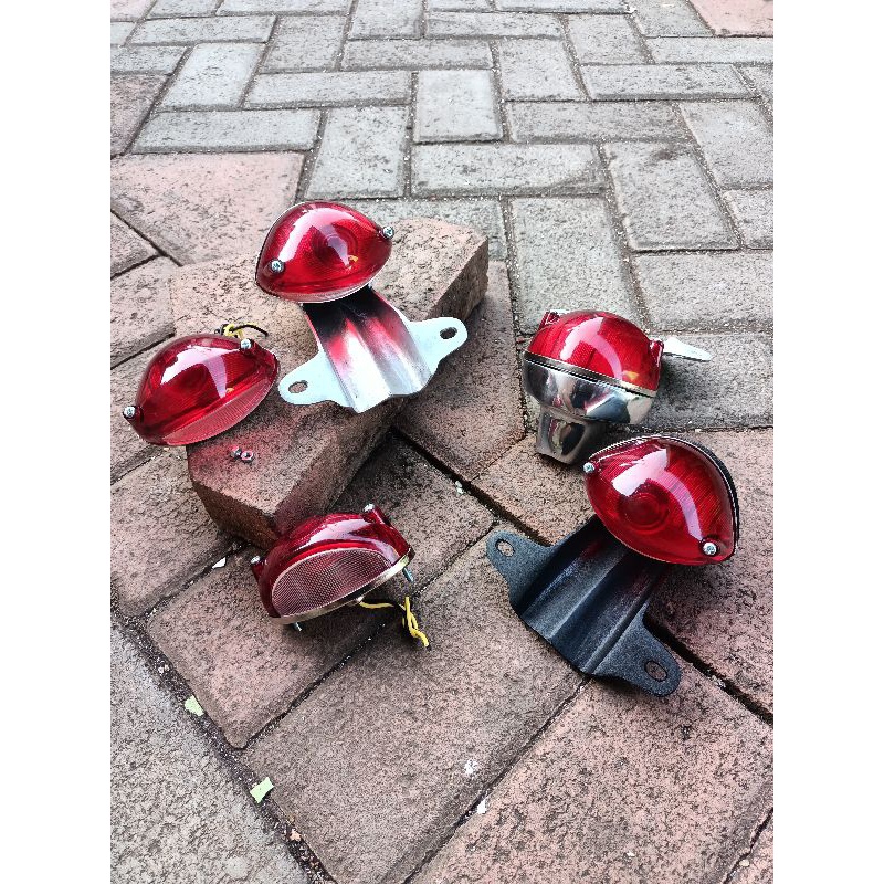 STOPAN CB TRIUMPH SET DUDUKAN(STOPAN TRIUMPH+DDKN NEW) STOPLAMP CB MODEL TRIUMPH/LAMPU BELAKANG CB T