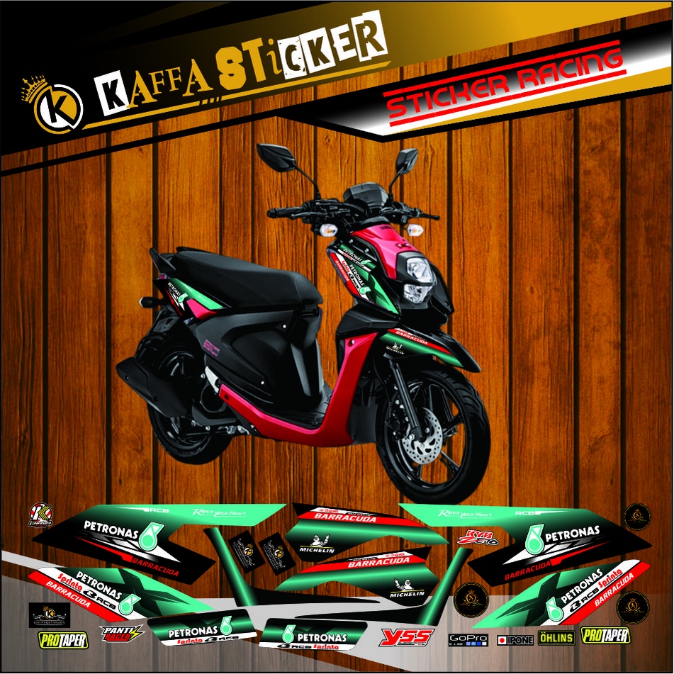 cod Striping X-Ride 125 - Sticker Striping Variasi Motor X-Ride 125 Motif Petronas Racing. SFL setik