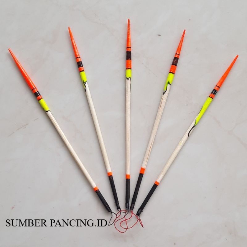 Pelampung pancing jarum motif 8cm 12cm