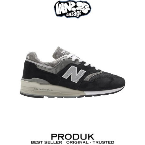 Sepatu Sneakers New Balance 997 Made in USA Black 100% Original BNIB