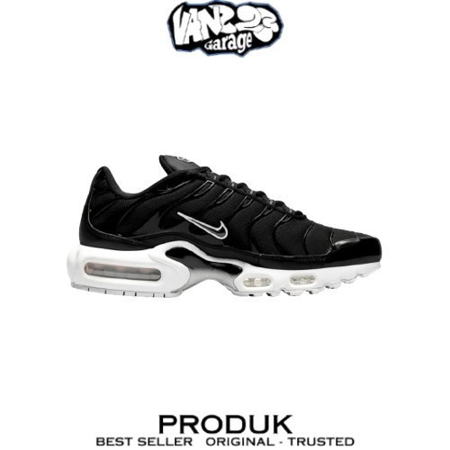 Sepatu Sneakers Nike Tn Air Max Plus Black White 100% Original BNIB