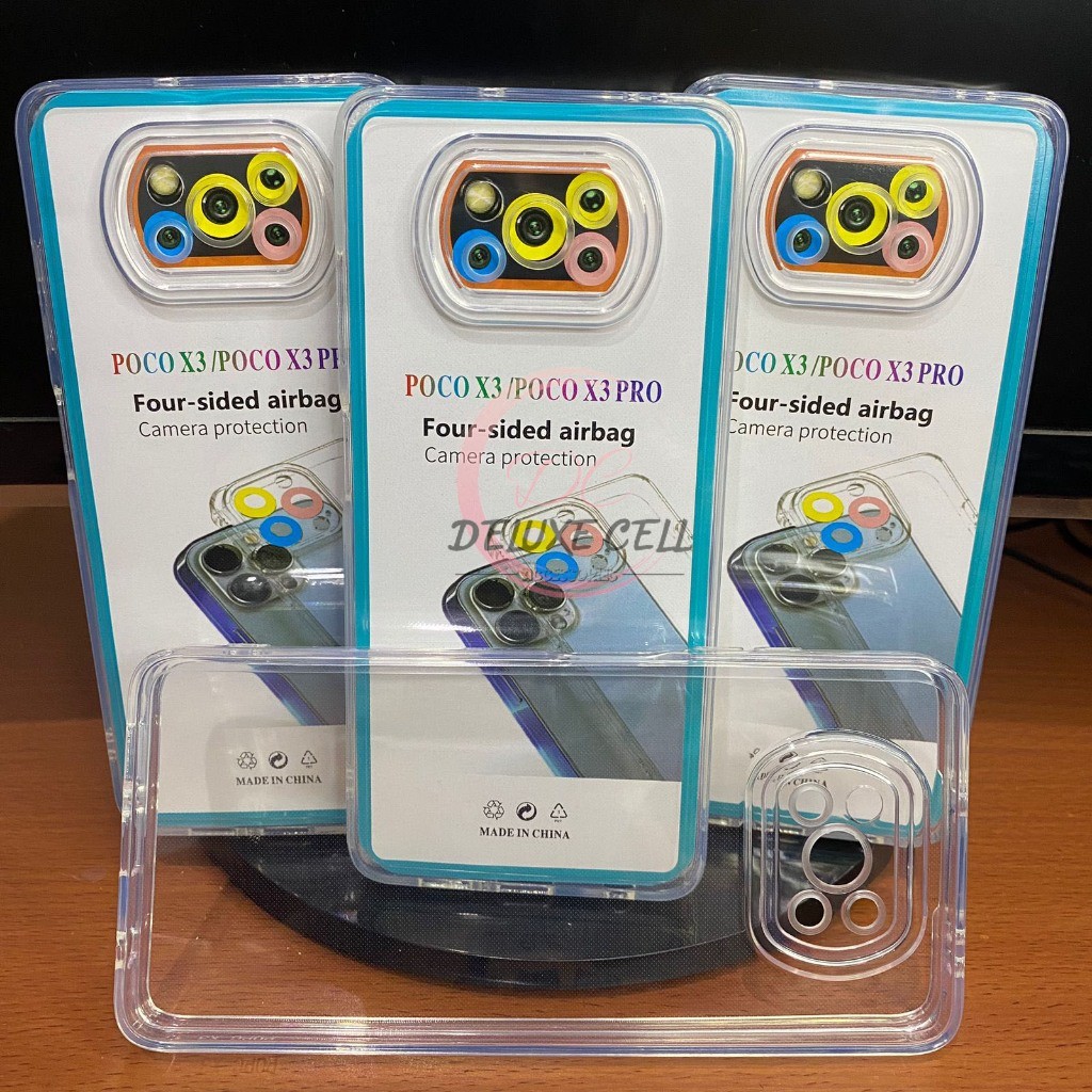 CASE CLEAR POCO X3 POCO X3 NFC POCO X3 PRO CASE BENING ORIGINAL AIRBAG CASE ORIGINAL SOFTCASE GOOD Q