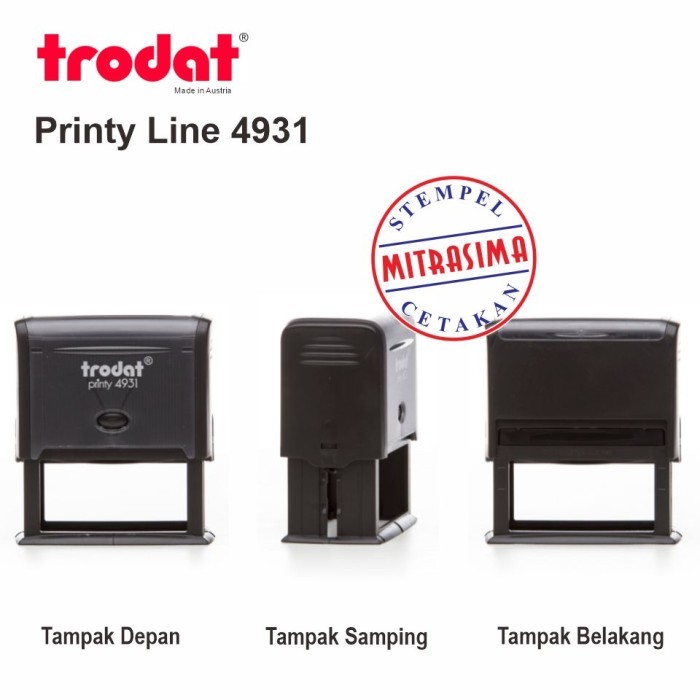 

Stempel Trodat 4931 Model Persegi - Bodinya saja