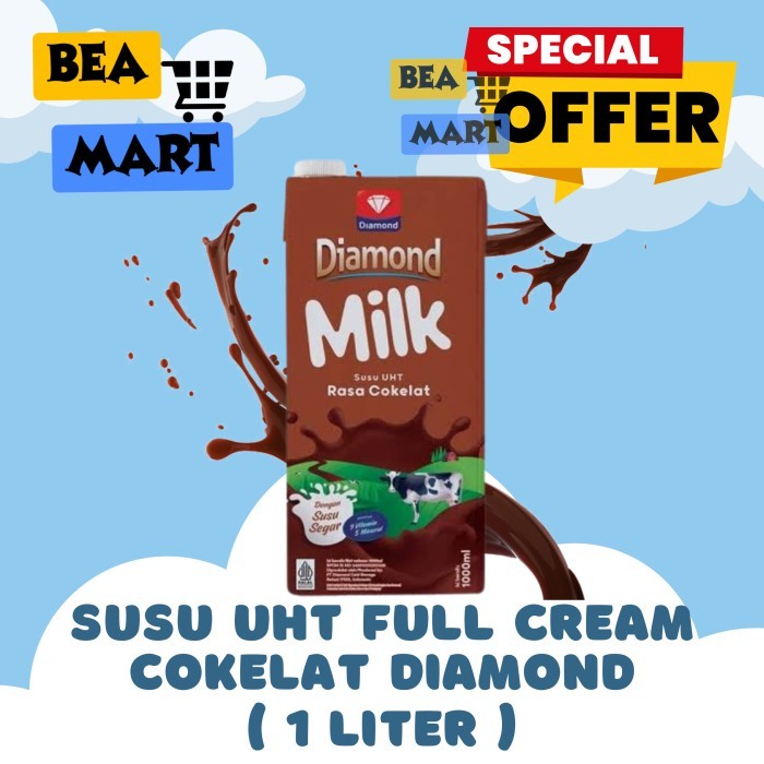 

Susu UHT Diamond Coklat 1 Liter | Cokelat Chocolate Milk 1 Lt 1L