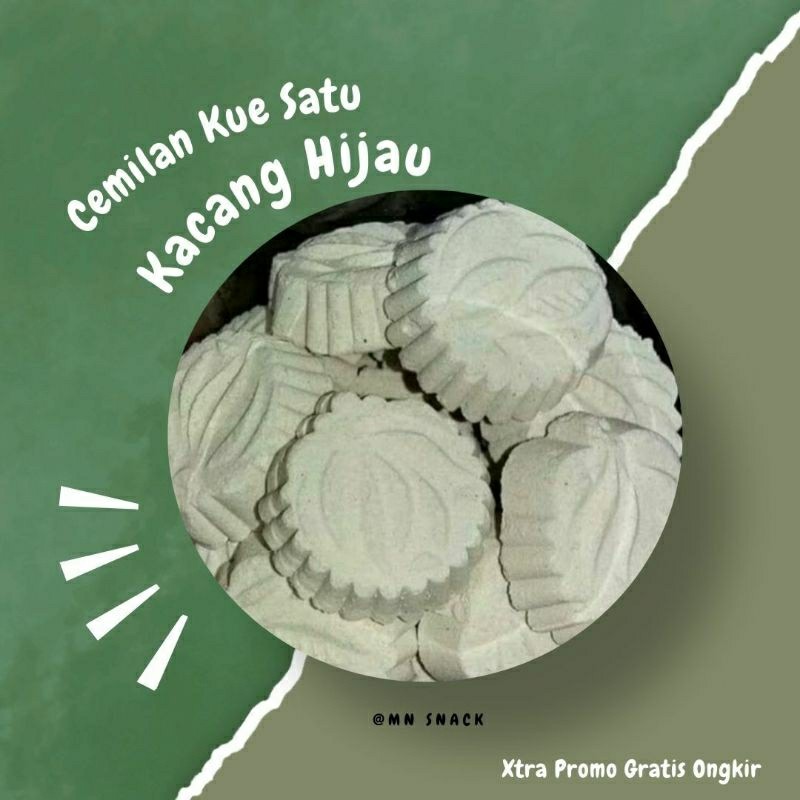 

Kue Satu Kacang Hijau/Kue Satu Kacang/Sagon Kacang Hijau