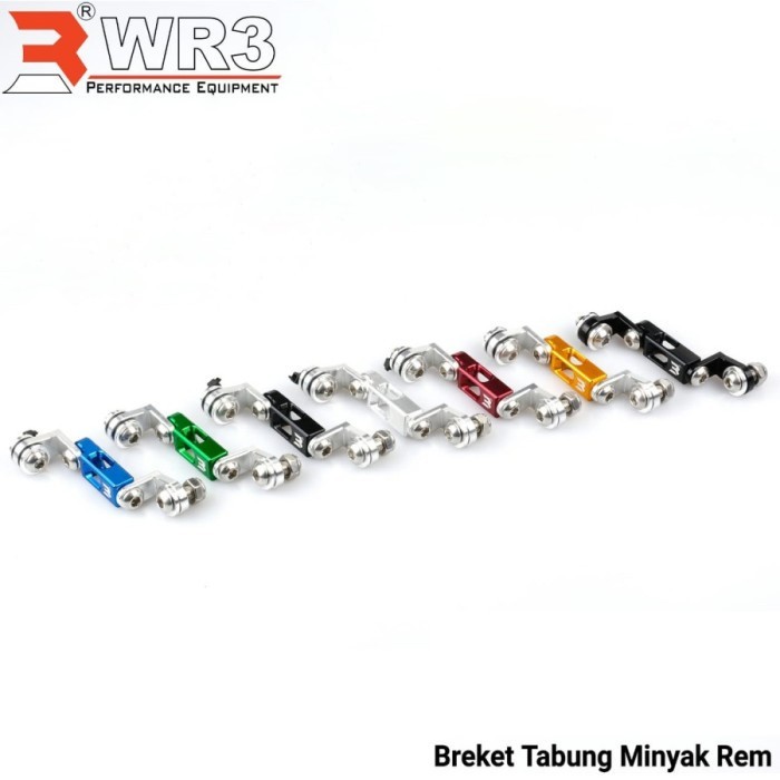 Breket Tabung WR3 Universal Aluminium Bracket Tabung Minyak Rem WR3