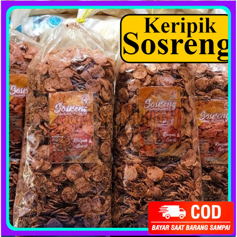 

keripik SOSRENG 1kilogram sosis goreng pedas