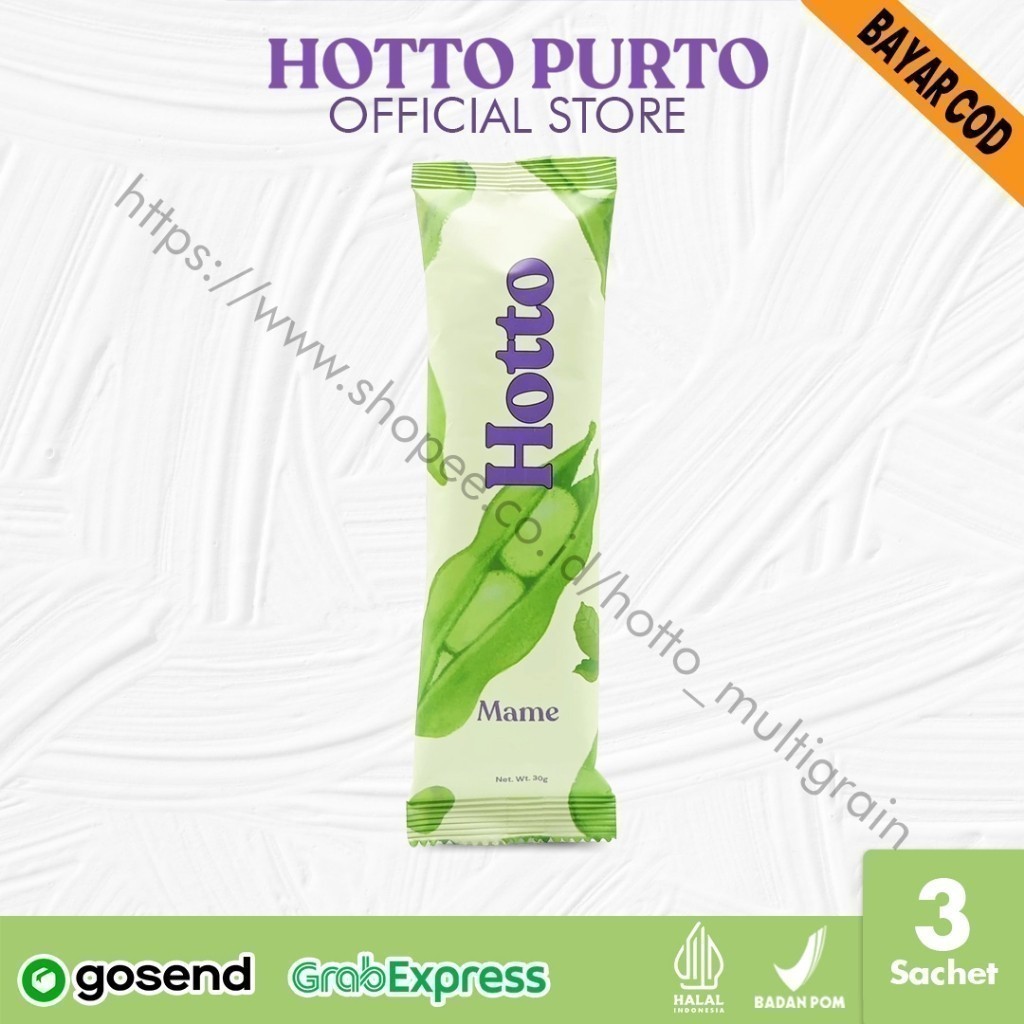

mall inline badgeHotto Mame Protein Multigrain with EDAMAME 1 Pouch Original Bpom