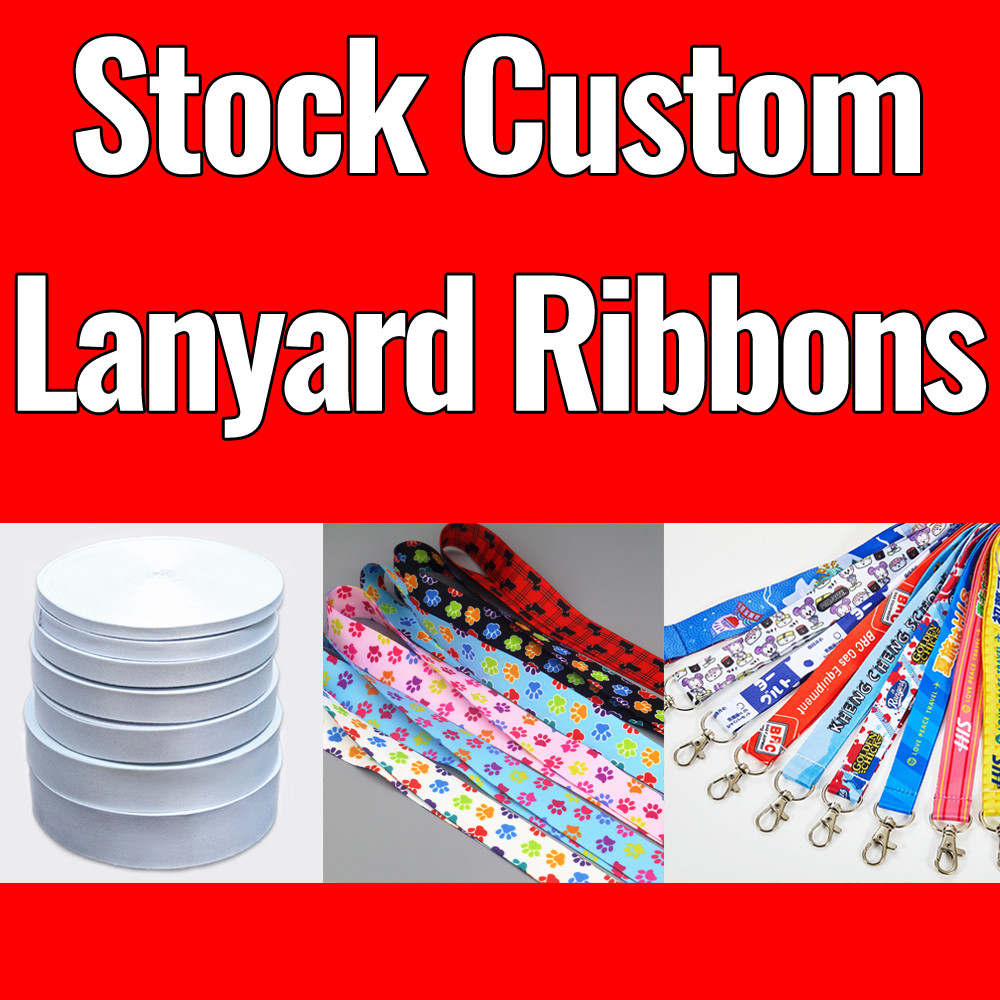 

DHK Custom Stock Lanyard Ribbon Double Faced Printed Thickened Polyester DIY Craft Decoration E2085