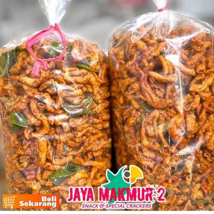 

1kg keripik usus ayam jaya makmur 2 snack