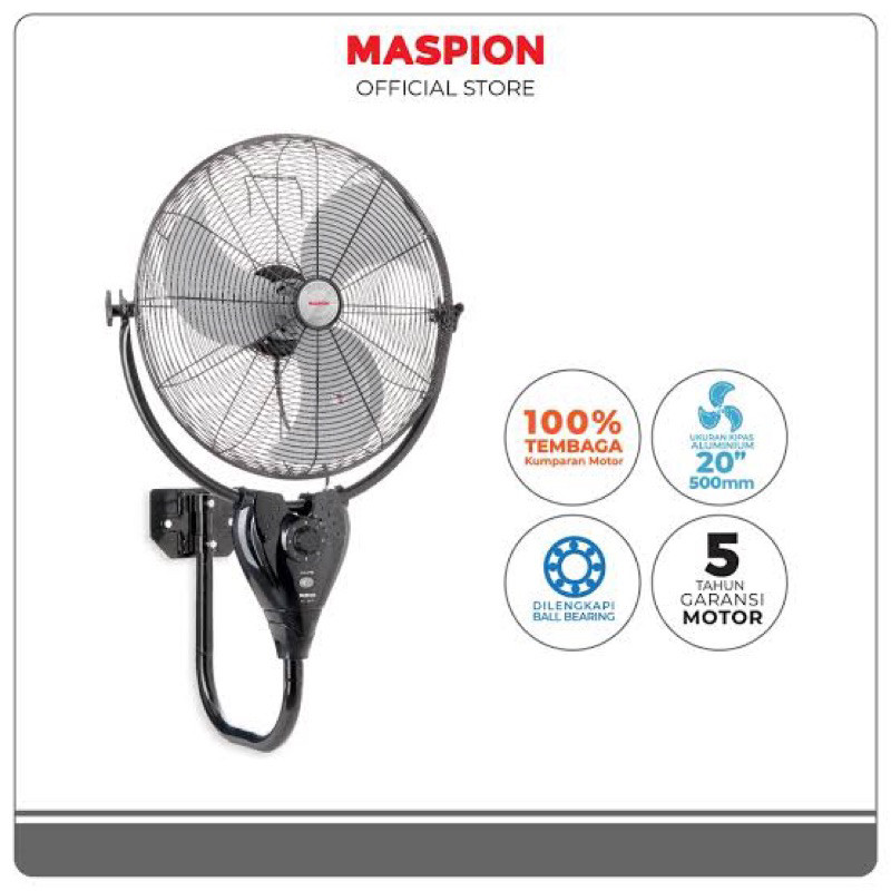 KIPAS ANGIN MASPION PW501 WALL FAN MASPION PW 501 20INCH