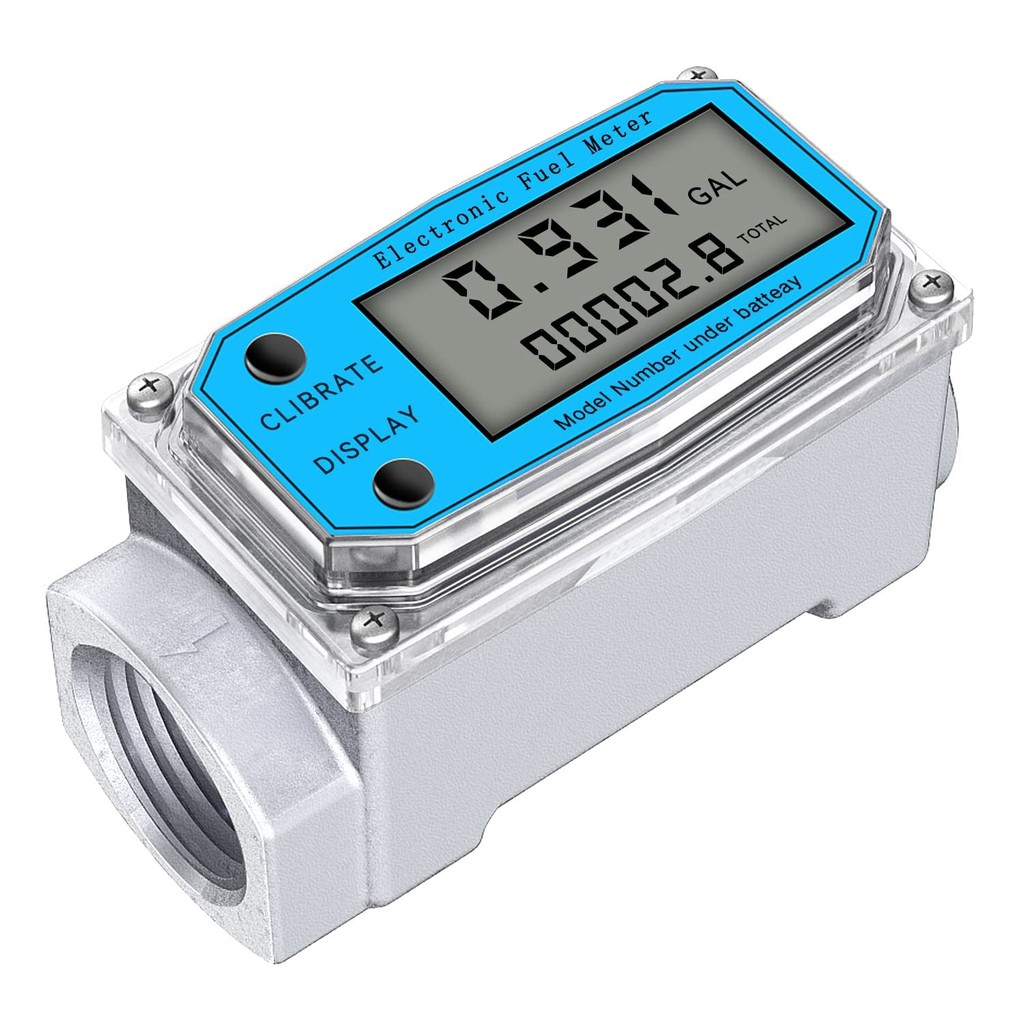 Stainless Steel Digital Liquid Flow Meter Electronic Flowmeter PCB Electronic Indicator Gasoline Ker