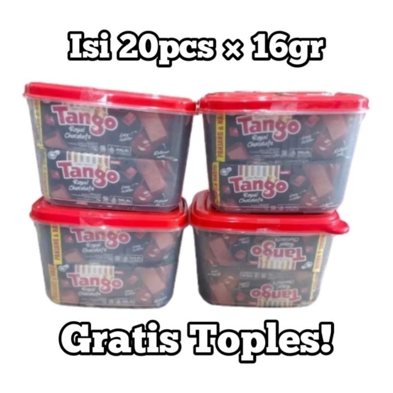 

[Gratis Toples] Tango Wafer Isi 20×16gr Coconut