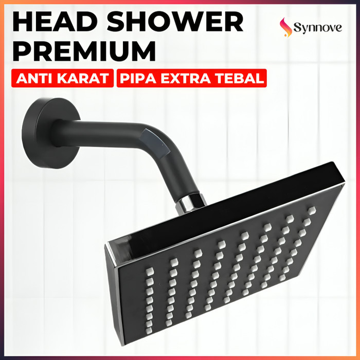 Shower Kamar Mandi SET PIPA Premium Shower Head Kepala Shower Mandi  ABS High Quality Shower Tanam T