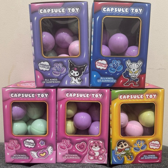 Cute Blind box Gashapon capsule  lucky draw capsule surprise egg mainan hadiah telur blind box maina