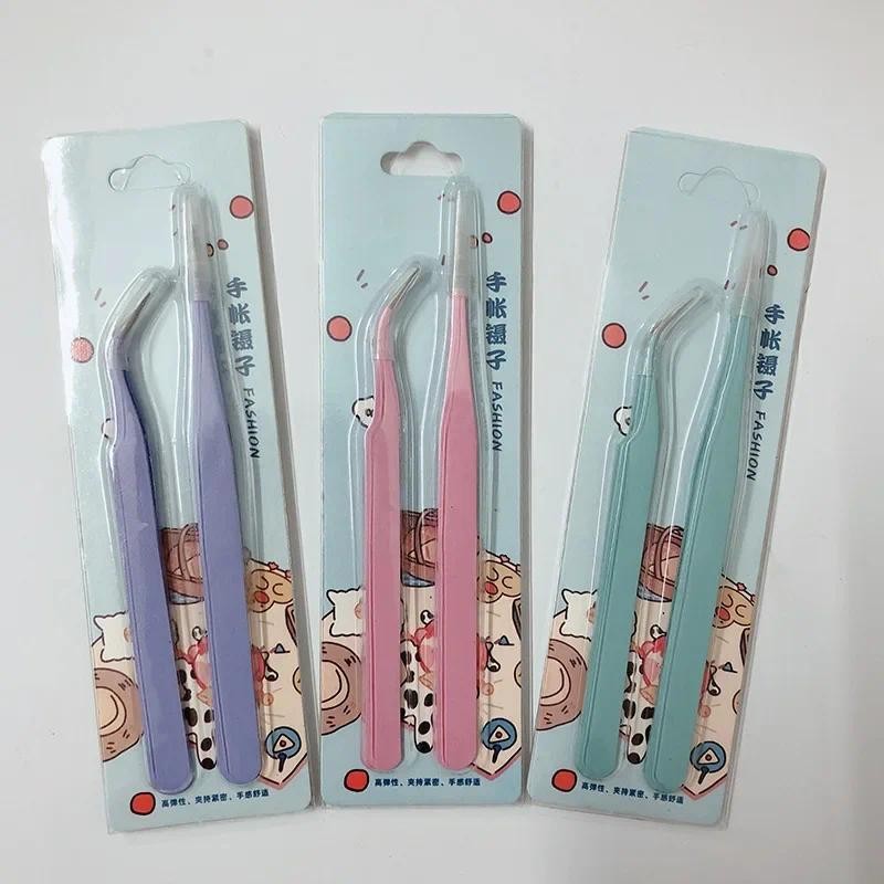 

Sharkbang BOBO 2PCS Tweezers Scrapbook Sticker Washi Tape Picking Multi-Tool Stationery DIY Junk Journal Album School Supplies