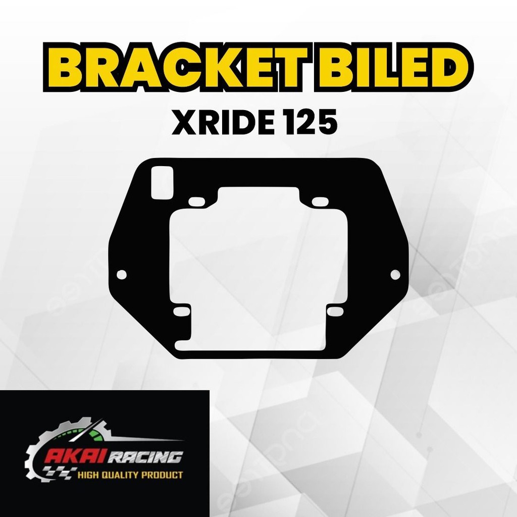 Promo Breket Lampu Biled Projie Hid Led 2.5 Inch Motor X Ride 125 Kualitas Terbaik -ADMOTO