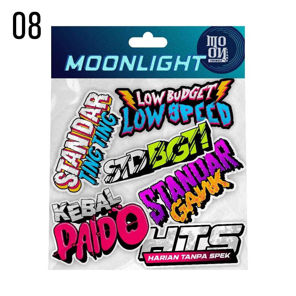 

STIKER PACK KATA-KATA VIRAL STANDAR GANK - MOONLight