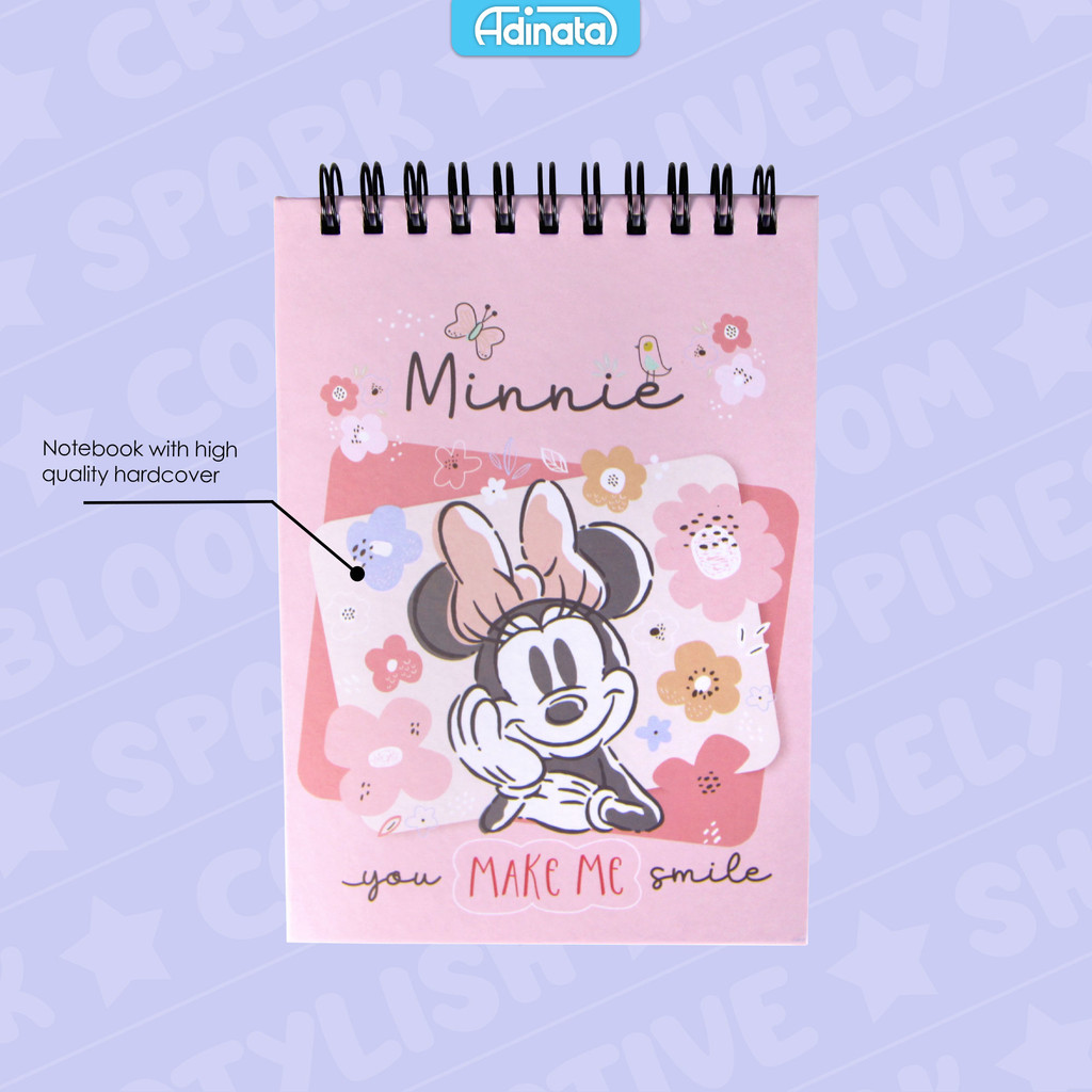 

Minnie A6 Memo Spiral Notebook 2501-4301 - Adinata / Buku Catatan / Memo