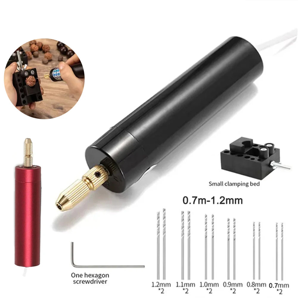

Portable Mini Electric Drill Hand Rotary Set Engraver Pen Jewelry Tools For Epoxy Resin Making DIY Wood Craft