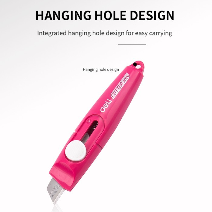 

DELI E2020 Cutter Compact dengan Bilah Baja SK5 Keras Mudah Dipotong