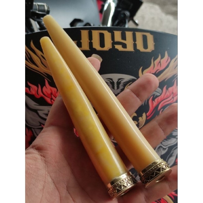 TONGKAT PIPA ONCE TULANG UNTA RING PERAK