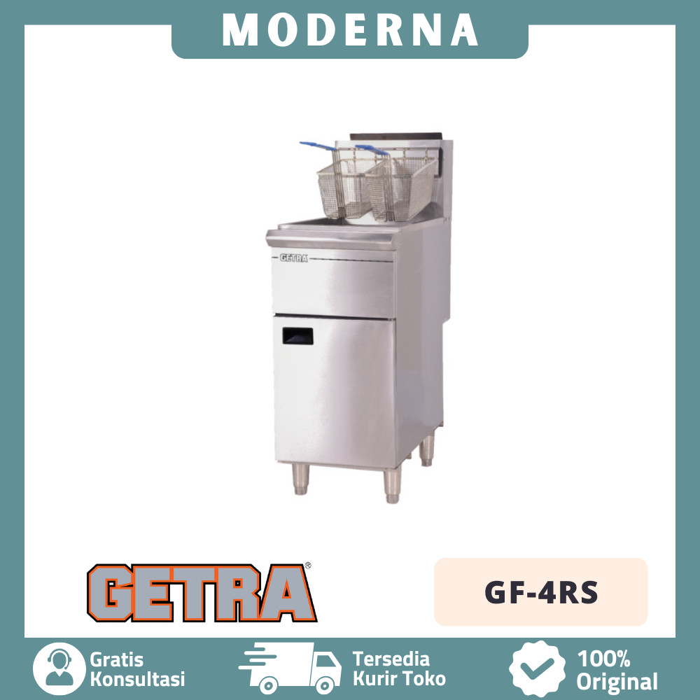 Getra GF-4RS Gas Deep Fryer Free Standing With Thermostat