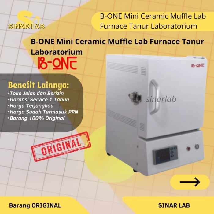 B-ONE Mini Ceramic Muffle Lab Furnace Tanur Laboratorium