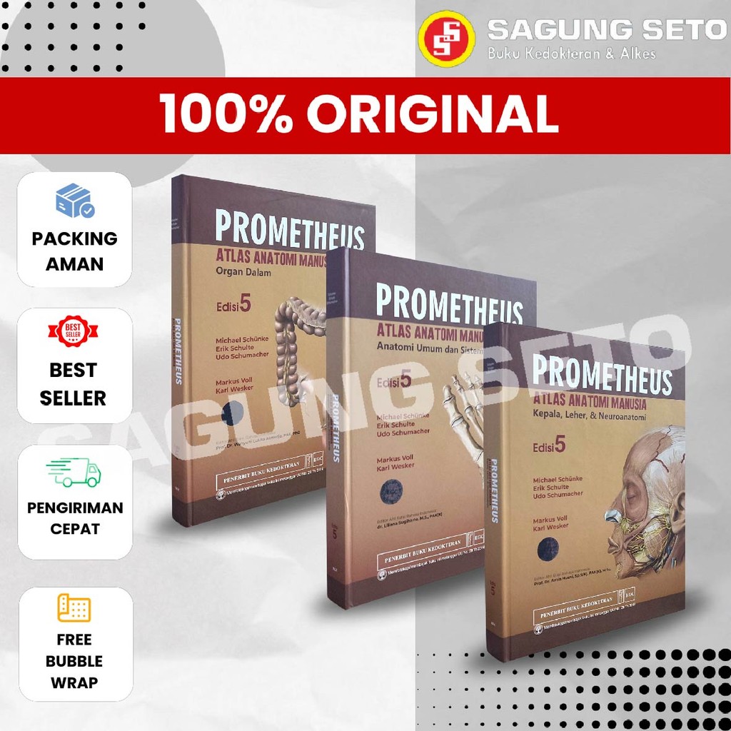 PROMETHEUS ATLAS ANATOMI MANUSIA EDISI 5 NEW / PROMET / PROME