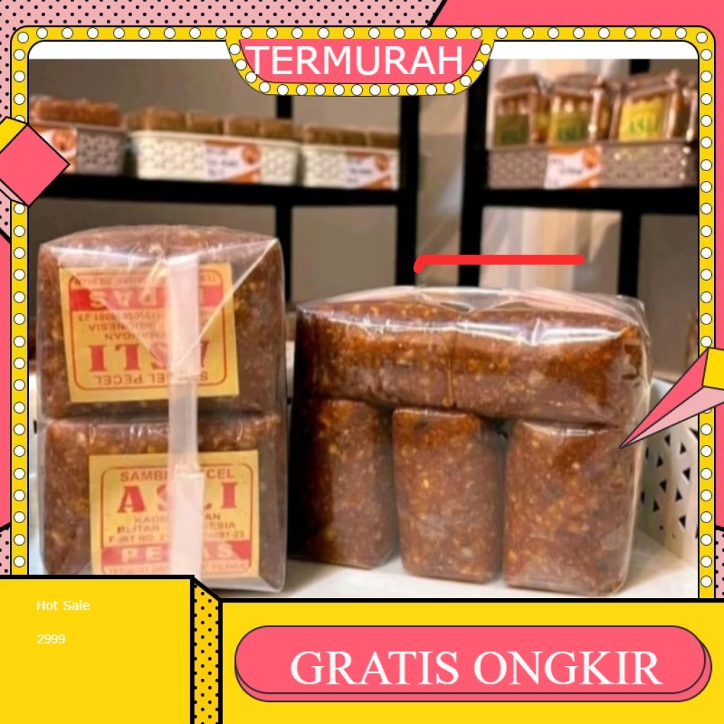 

sambel pecel asli Blitar 1 dus