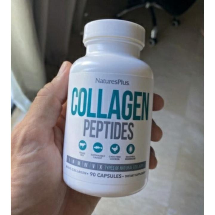 Suplemen Nutrisi Kulit NaturesPlus Collagen Peptides 90 Capsules