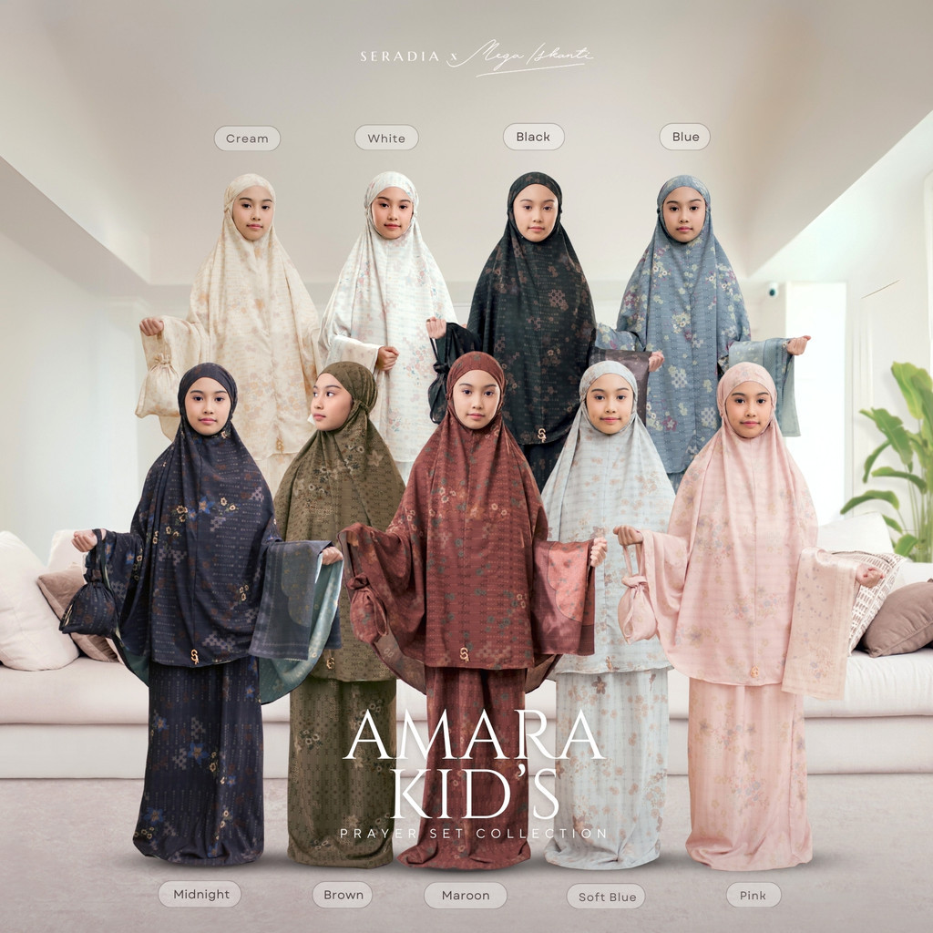 Seradia - Mukena Motif Amara Kid's - Seradia X Mega Iskanti