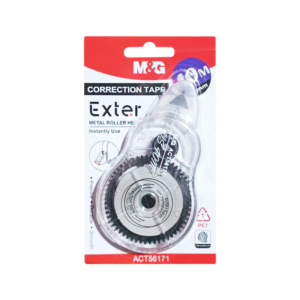 

Tipe Ex Roll 40M Correction Tape Roll Premium Quality M&G ACT56171
