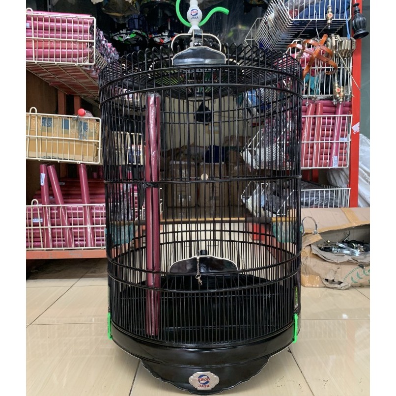 SANGKAR KANDANG MURAI EBOD JAYA HITAM DAN COKLAT LIS NO 3