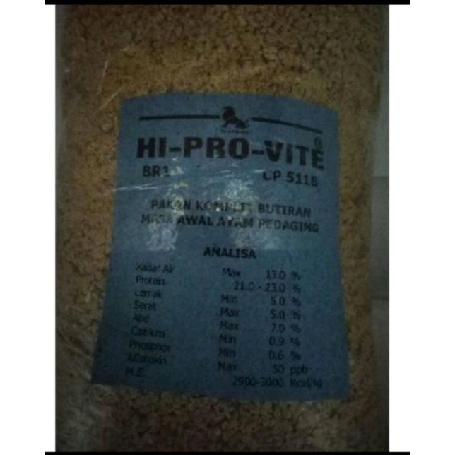 pur anak ayam 511 bravo charoen pokphand 1 kg - Romeesa