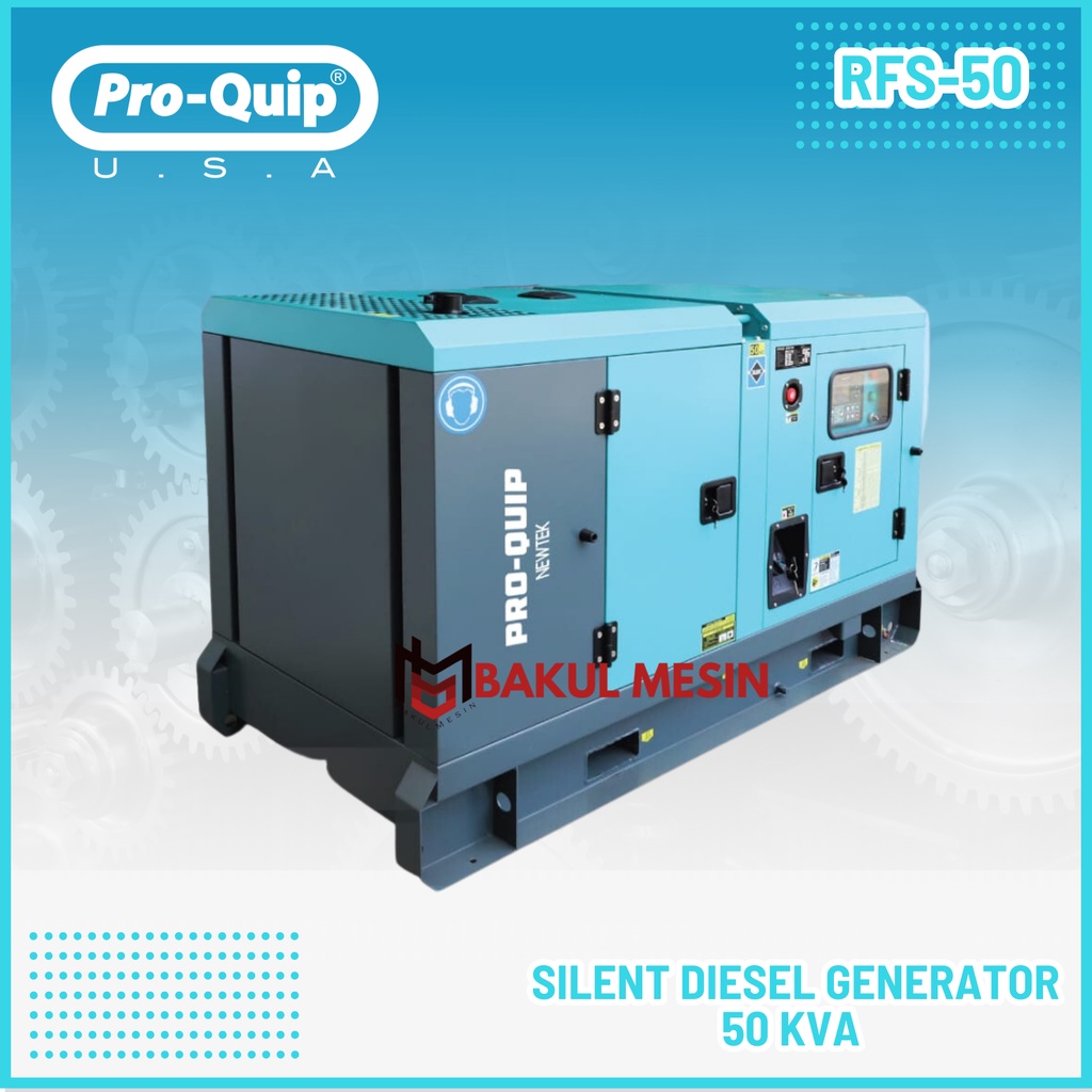 PRO QUIP RFS50 Mesin Genset Silent Diesel 50 KVA Generator Set RFS 50