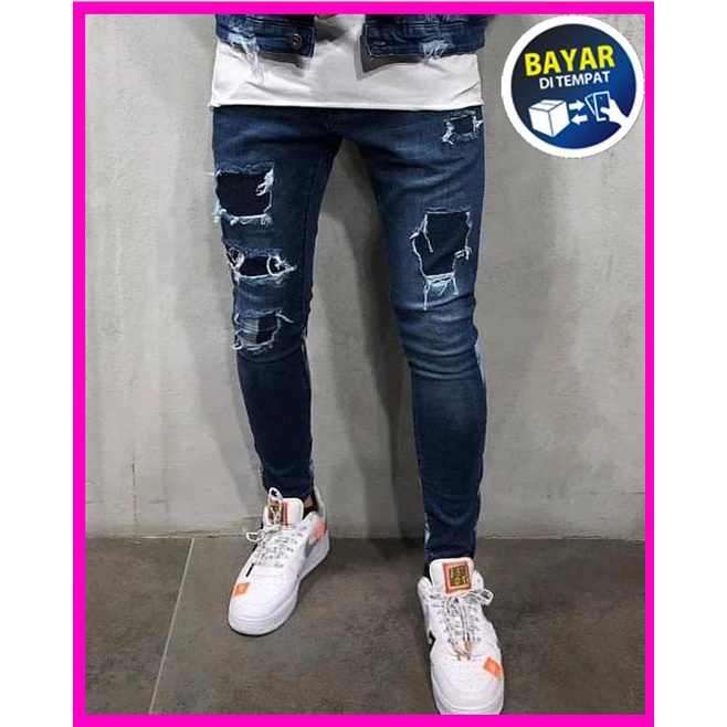 Celana panjang pria dewasa - celana jeans-murah pol - Blue angel