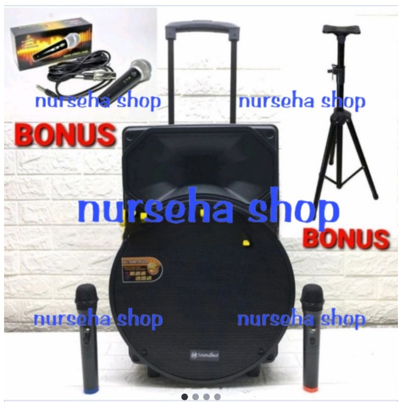 Speaker aktif Portable Soundbest 15 inch Ft15 inch aktiv ft15 original wireless