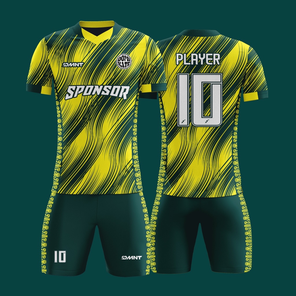 DMNT Jersey Futsal / Sepakbola Printing Wave