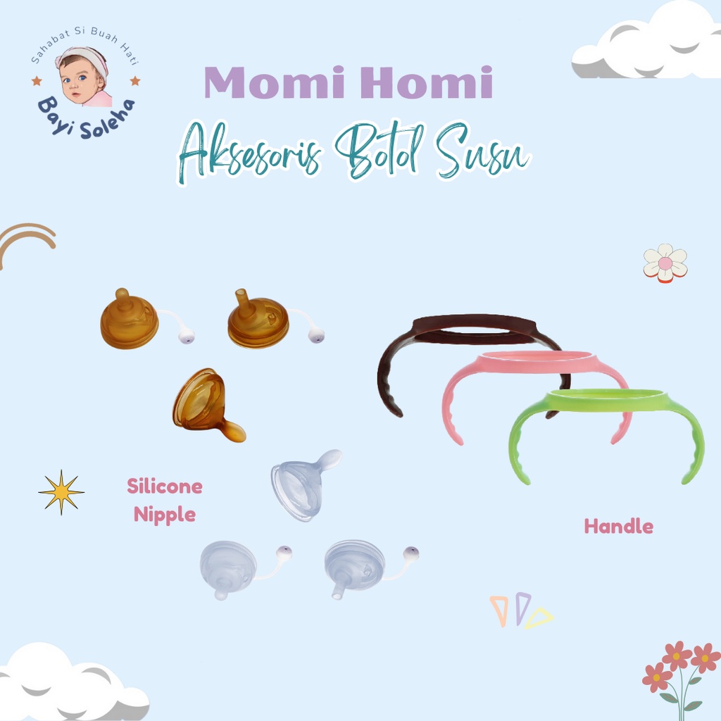 [BS] Momi Homi Aksesoris Botol Susu Bayi Gagang Pegangan Dot Botol
