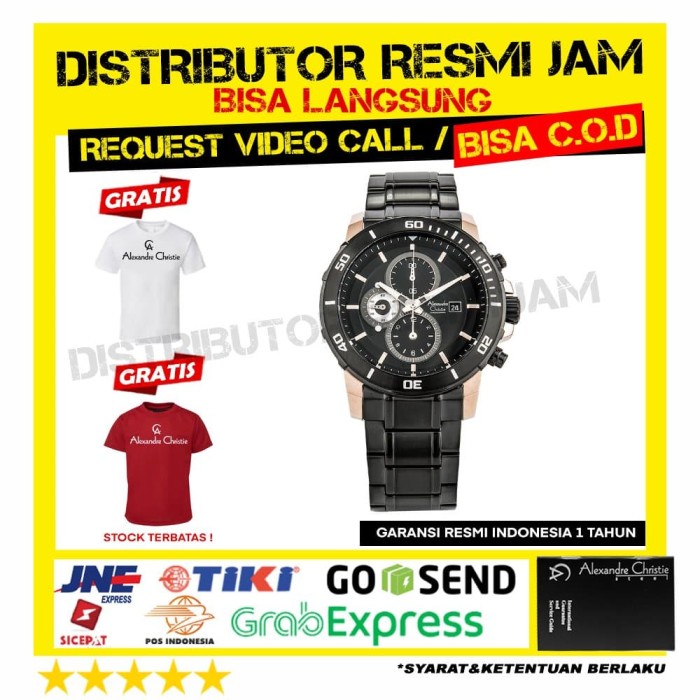 ALEXANDRE CHRISTIE WANITA AC6473BF AC6473 6473BF ac 6437 GARANSI RESMI