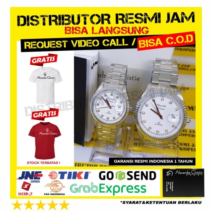 JAM TANGAN ALEXANDRE CHRISTIE PASANGAN 5003LD - 5003MD