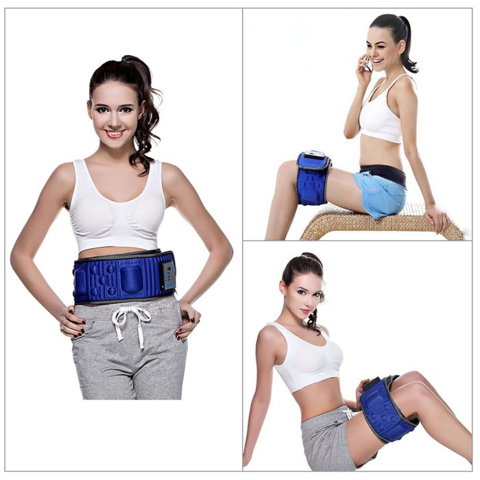 Alat Pijat Sabuk Getar Pelangsing Tubuh Magnetik Heating VibratingX5