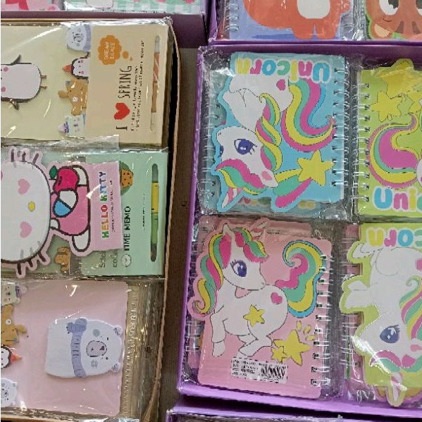 

Notebook Memo Book Spiral Mini Fancy Lucu Weibo