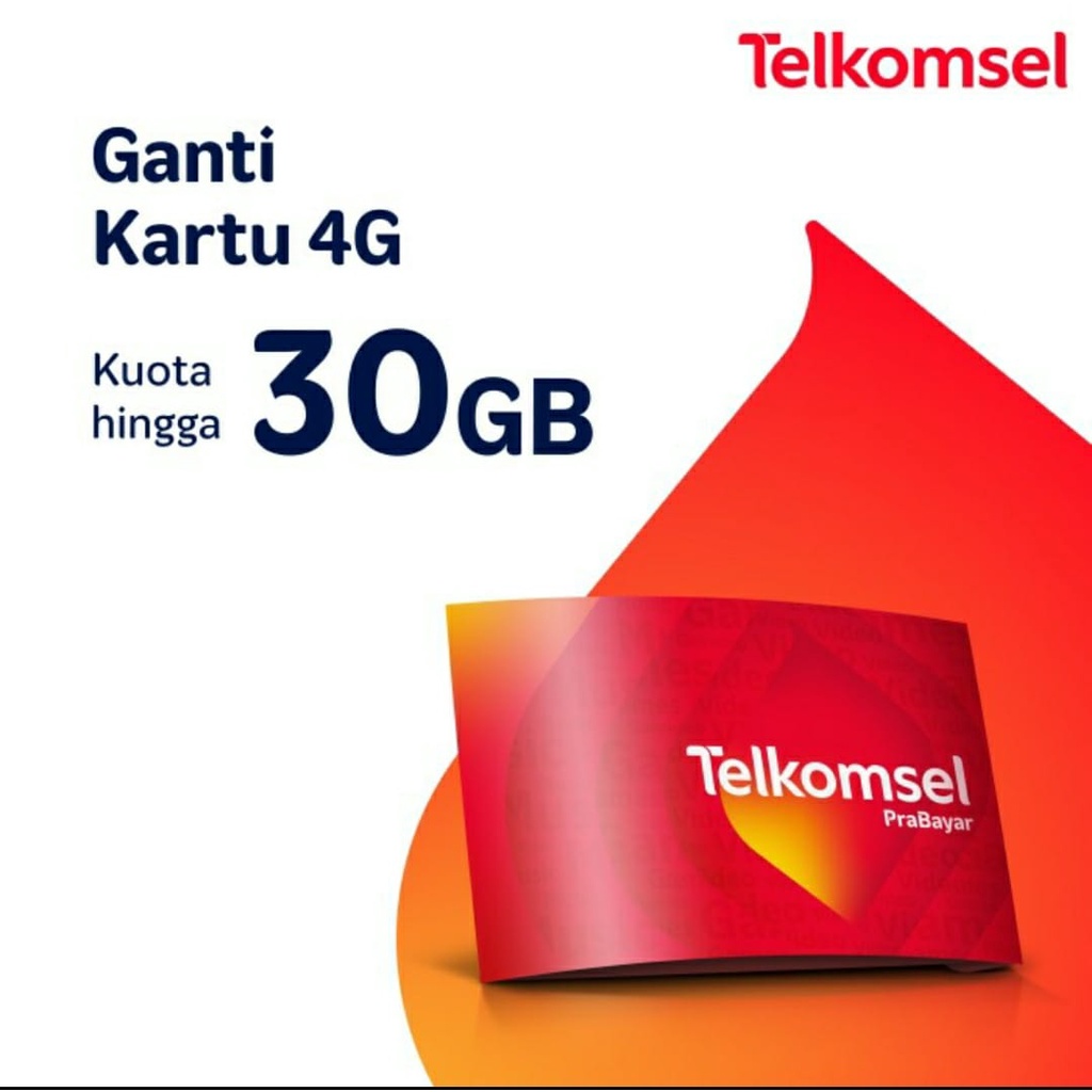 Telkomsel Kartu Upgrade 4G (Upgrade 3G ke 4G) - Produk Termurah